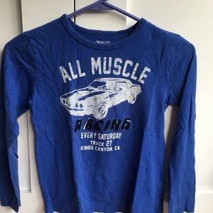 J Crew Boy’s Cotton Long-Sleeve Graphic T-Shirt.